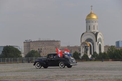 Москва. Парад `Побед`  в Музее Победы на Поклонной горе, приуроченный к 72-й годовщине  окончания Второй мировой войны.