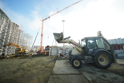 Екатеринбург. Реконструкция центрального стадиона для проведения матчей Чемпионата мира по футболу FIFA-2018 в России.