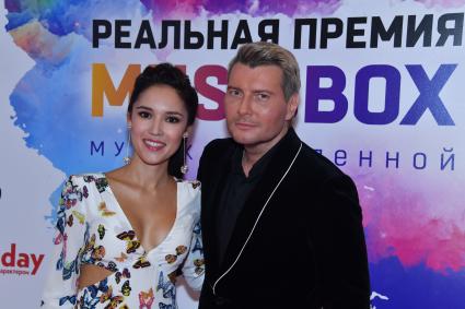 Москва.  Певец Николай  Басковво время церемонии вручения музыкальной премии Musicbox 2017 в концертном зале `Крокус Сити Холл`.