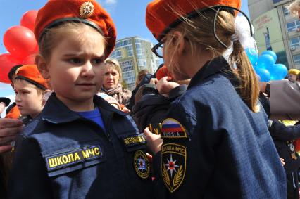 Хабаровск. Торжественная церемония посвящения в кадеты МЧС России.