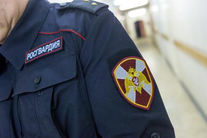 Санкт-Петербург. Сотрудники управления вневедомственной охраны Главного управления Росгвардии.