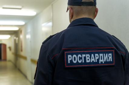 Санкт-Петербург. Сотрудники управления вневедомственной охраны Главного управления Росгвардии.