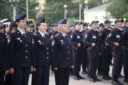 Стасрополь. Курсанты  университета МВД приняли присягу в День Ставропольского края.