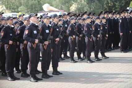 Стасрополь. Курсанты  университета МВД приняли присягу в День Ставропольского края.