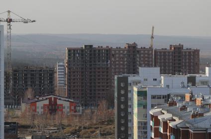 Иркутск. Вид на новостройки.