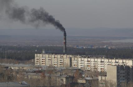 Иркутск. Вид на жилые дома.