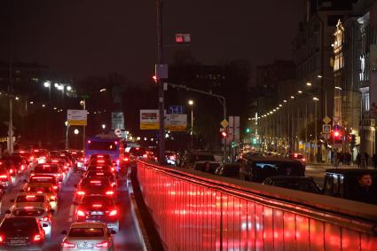 Москва. Камера видеоконтроля на Гоголевском бульваре.