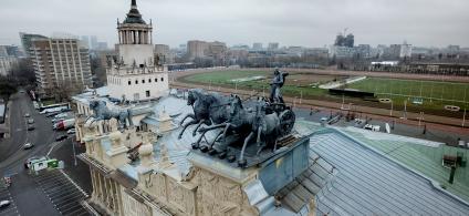 Москва. Центральный Московский ипподром.