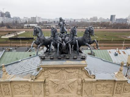 Москва. Центральный Московский ипподром.