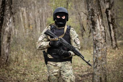 Ставрополь. Спецназ ГУВД во время учений.