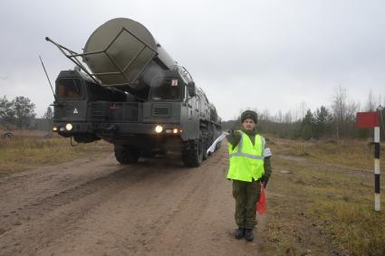 Бологое, пос.Озерный. Мобильный ракетный комплекс `Тополь`.