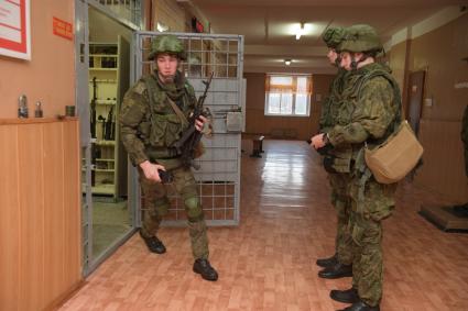 Бологое, пос.Озерный. Солдаты срочной службы .