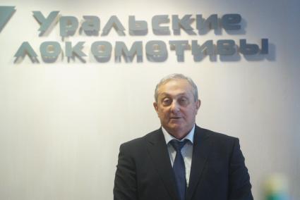 Вырхняя Пышма. Свердловская область. Салтаев Александр - генеральный директор завода \'Уральские локомотивы\', где производят электропоезда \'Ласточка\'