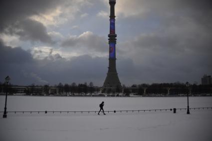 Москва. Останкинская телебашня.