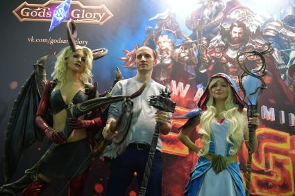 Москва. Фестиваль для поклонников игр Wargaming FEST WG FEST 2017  в Экспоцентре .