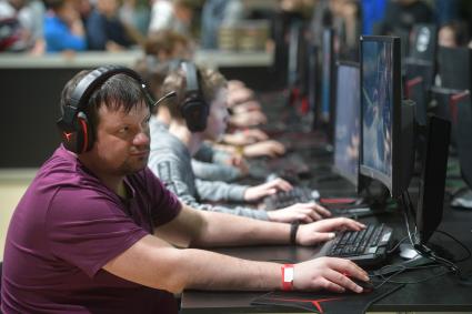 Москва. Фестиваль для поклонников игр Wargaming FEST WG FEST 2017 в Экспоцентре .