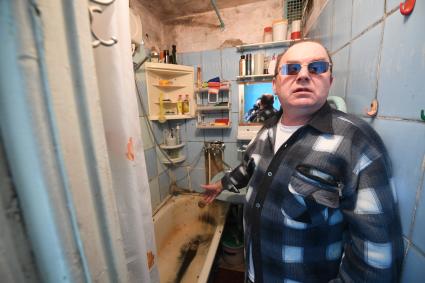 Русиново. В квартире инвалида по зрению.