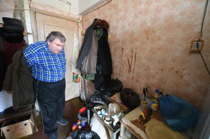 Русиново. В квартире инвалида по зрению.