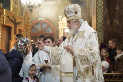 Самара. Верующие на Рождественском богослужении.