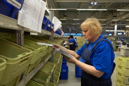 Санкт-Петербург. Запуск  новой сортировочной линии в автоматизированном сортировочном центре (АСЦ) Почты России.