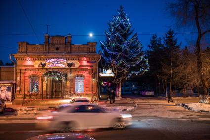 Виды Благовещенска.