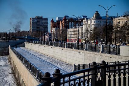 Виды Благовещенска.