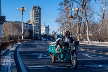 Китай, Хэйхэ. Повседневная жизнь города.