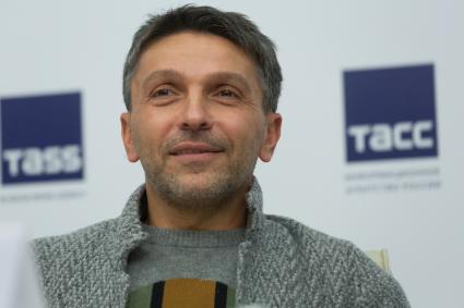 Санкт-Петербург. Актер Леонид Барац на пресс-конференции, посвященной фильму `О чем говорят мужчины. Продолжение` режиссера Флюзы Фархшатовой.