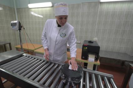 Беларусь, Слуцк. В цехах сыродельного комбината.