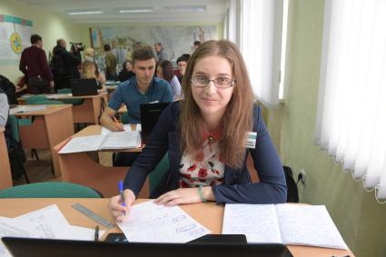 Беларусь, Слуцк. На занятиях в колледже пищевой и перерабатывающей промышленности.