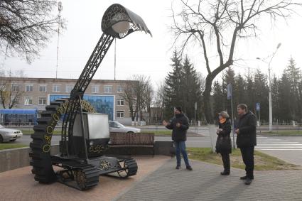 Беларусь, Жодино. Улица фонарей.