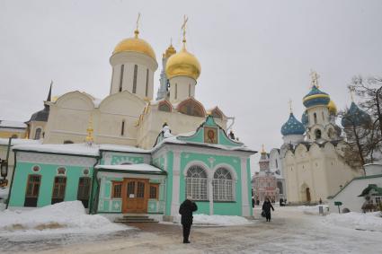 Сергиев Посад.  Церковь преподобного Никона Радонежского  на территории   Свято-Троицкой Сергиевой  Лавры.