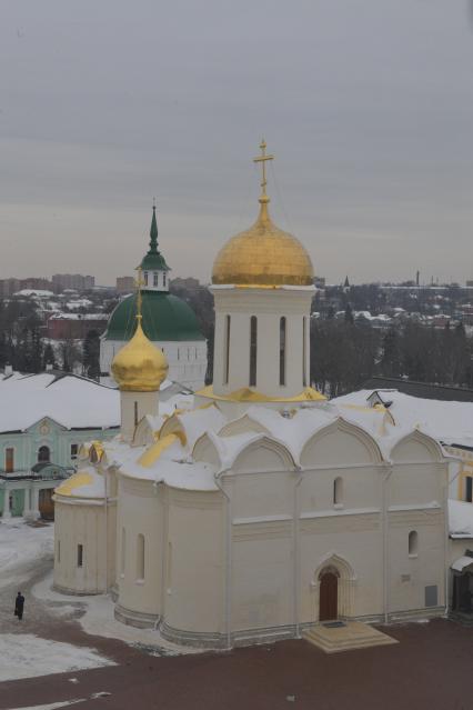 Сергиев Посад.  Троицкий собор  на территории Свято-Троицкой Сергиевой  Лавры.