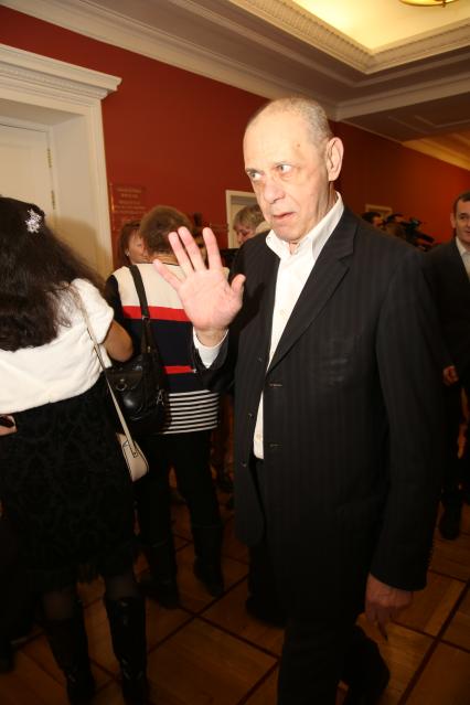 Диск254. Государственный академический театр имени Евгения Вахтангова. 10-я Международная премия зрительских симпатий ЗВЕЗДА ТЕАТРАЛА. 2017. На снимке: режиссер анимационных фильмов Гарри Бардин
