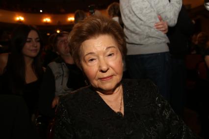Диск254. Государственный академический театр имени Евгения Вахтангова. 10-я Международная премия зрительских симпатий ЗВЕЗДА ТЕАТРАЛА. 2017. На снимке: вдова первого президента РФ Б. Ельцина Наина Ельцина