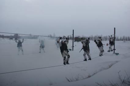 Самара. Сборы  войск радиационной, химической и биологической защиты (РХБЗ) ЦВО на  чапаевском полигоне .