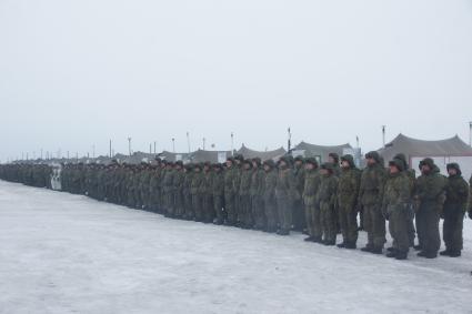 Самара. Сборы  войск радиационной, химической и биологической защиты (РХБЗ) ЦВО на  чапаевском полигоне .