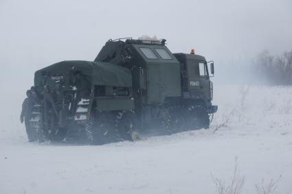 Самара. Сборы  войск радиационной, химической и биологической защиты (РХБЗ) ЦВО на  чапаевском полигоне .