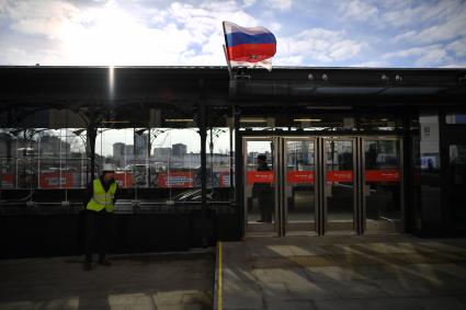 Москва. Открытие станции `Селигерская` Люблинско-Дмитровской линии Московского метрополитена.