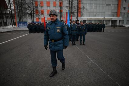 Московская область. Начальник Академии гражданской защиты, генерал-майор Владимир Панченков.