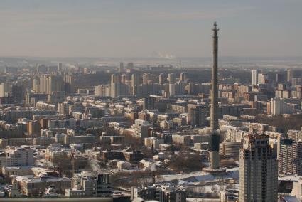 Екатеринбург. Снос недостроенной телебашни. На этом месте компания УГМК планирует построить ледовую арену