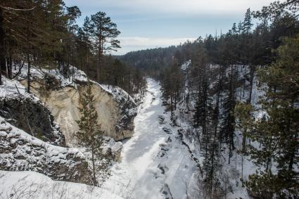 Бурятия, поселок Аршан. Вид в окрестностях поселка.