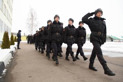 Санкт-Петербург. Бойцы Росгвардии на учебно тренировочной базе.