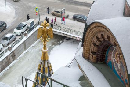 Санкт-Петербург.   Вид на город  с собора Воскресения Христова   `Спаса на Крови `.