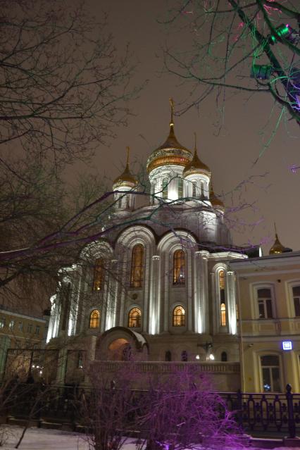 Москва. Храм Воскресения Христова и Новомучеников и исповедников Церкви Русской в Сретенском монастыре.