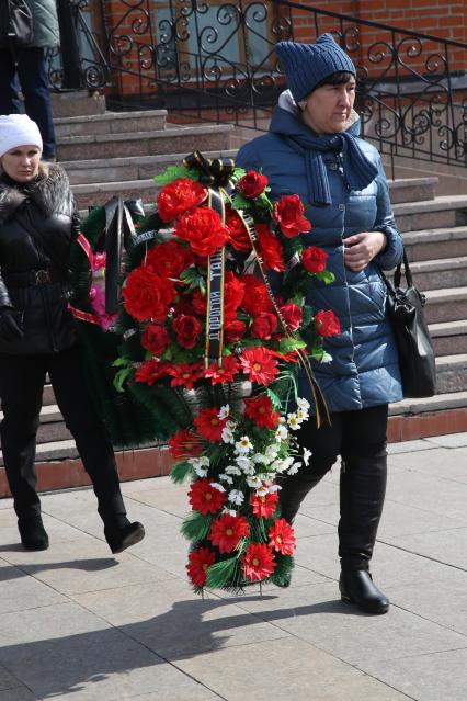 Диск 262. Кемерово Торговый Центр Зимняя Вишня март 2018 года После пожара венки траур похороны дети