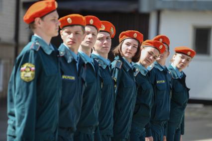 Ставрополь. Смотр  строевой подготовки отрядов  юнармейцев.