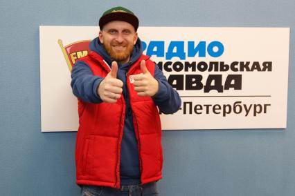 Санкт-Петербург. Директор телеканала ТНТ4, генеральный продюсер Comedy Radio Гавриил (Гавр) Гордеев на радио `Комсомольская правда - Санкт-Петербург`.