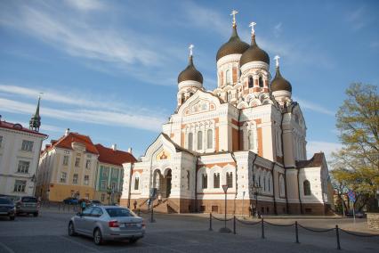 Таллин. Православный кафедральный собор Александра Невского.