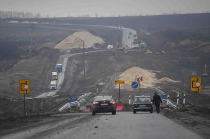 Саранск. Ремонт дороги.